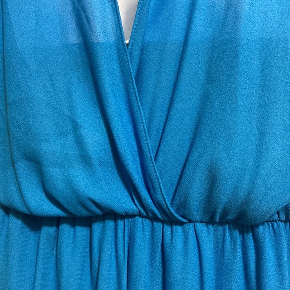 LUSH Romper Shorts Powder Blue Womens Large - Picture 6 of 9